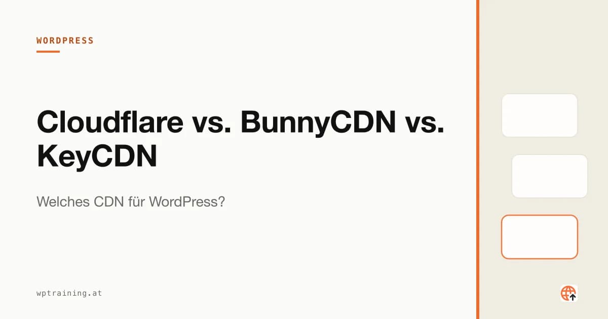 Cloudflare vs. BunnyCDN vs. KeyCDN: Welches CDN für WordPress?