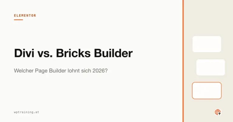 Nebeneinander: Divi Visual Builder und Bricks Builder Interface