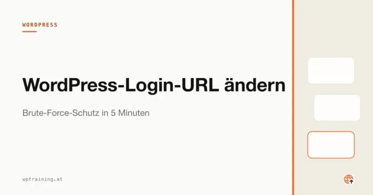 Schloss-Symbol auf einem WordPress-Login-Bildschirm