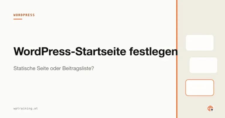 Bildschirm zeigt eine WordPress-Startseite im Vorher-Nachher-Vergleich